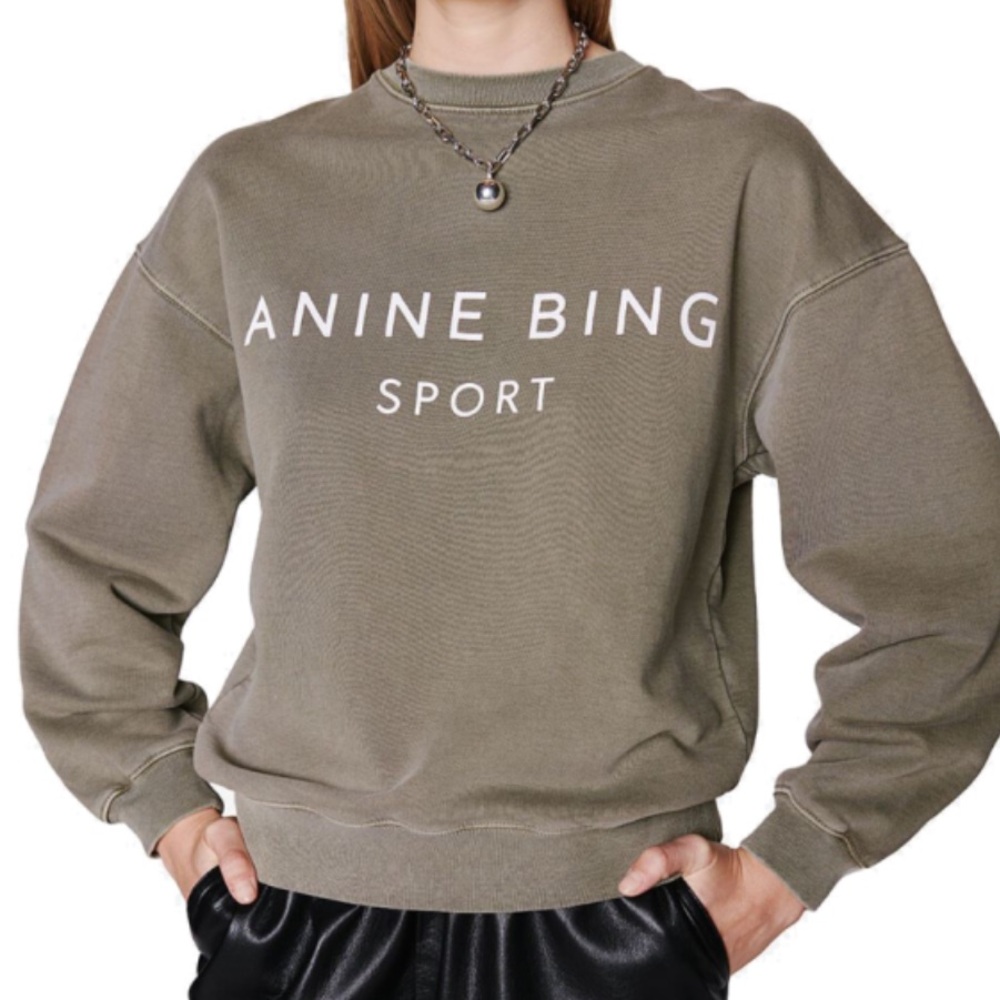Anine Bing -sport Evan sweatshirt Olive S